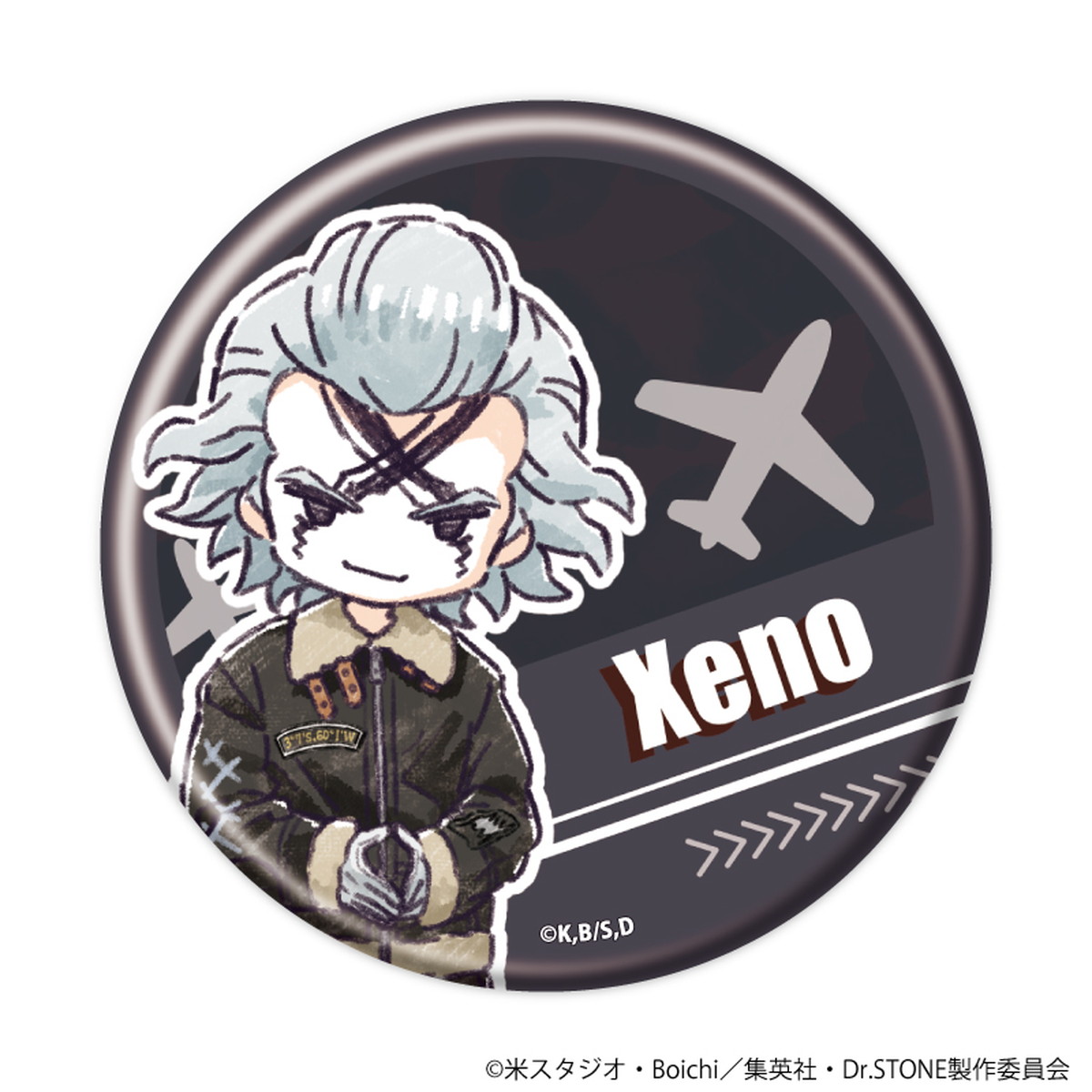 dr.stone スキマストア フライトジャケット 缶バッジ 30個 スタンリー