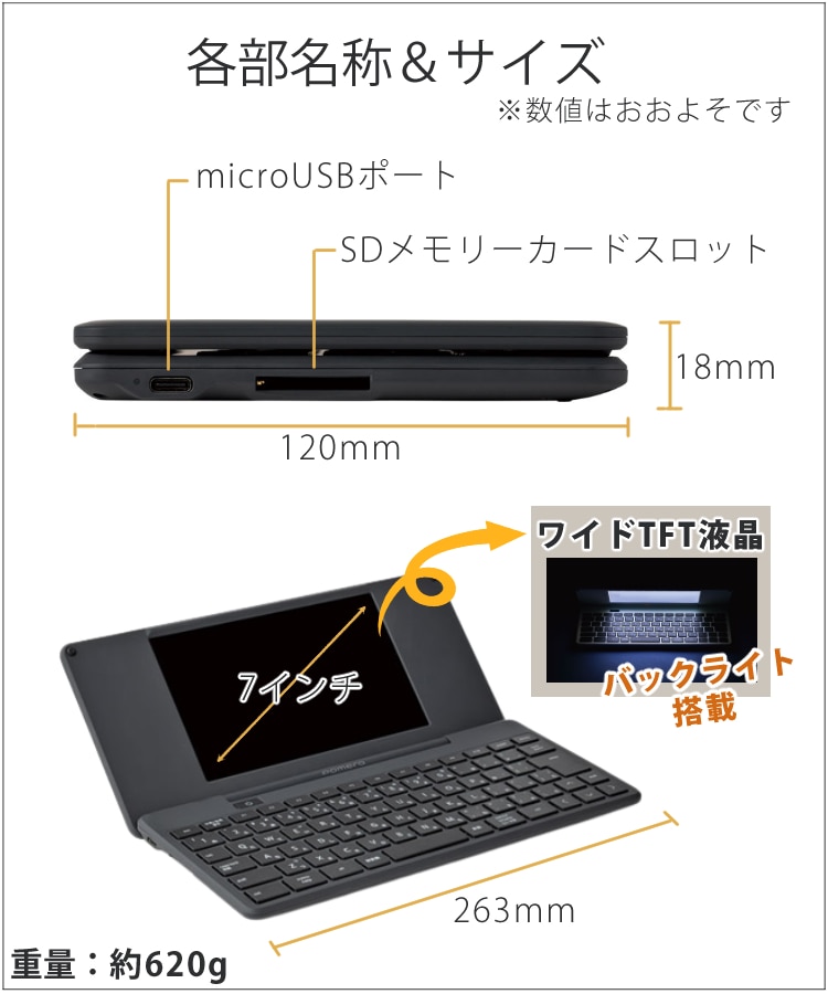 キングジム デジタルメモ ポメラ DM250 pomera Wifi / Bluetooth対応