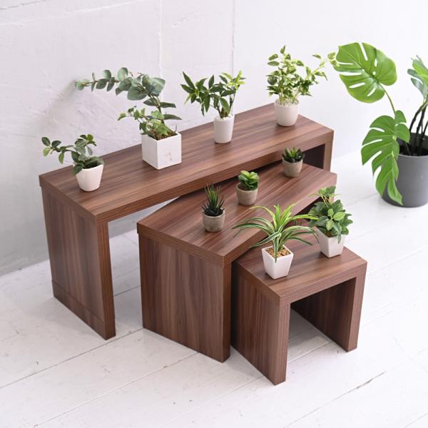 総花梨無垢！内BOX付き ネストテーブル 大 【公式通販】