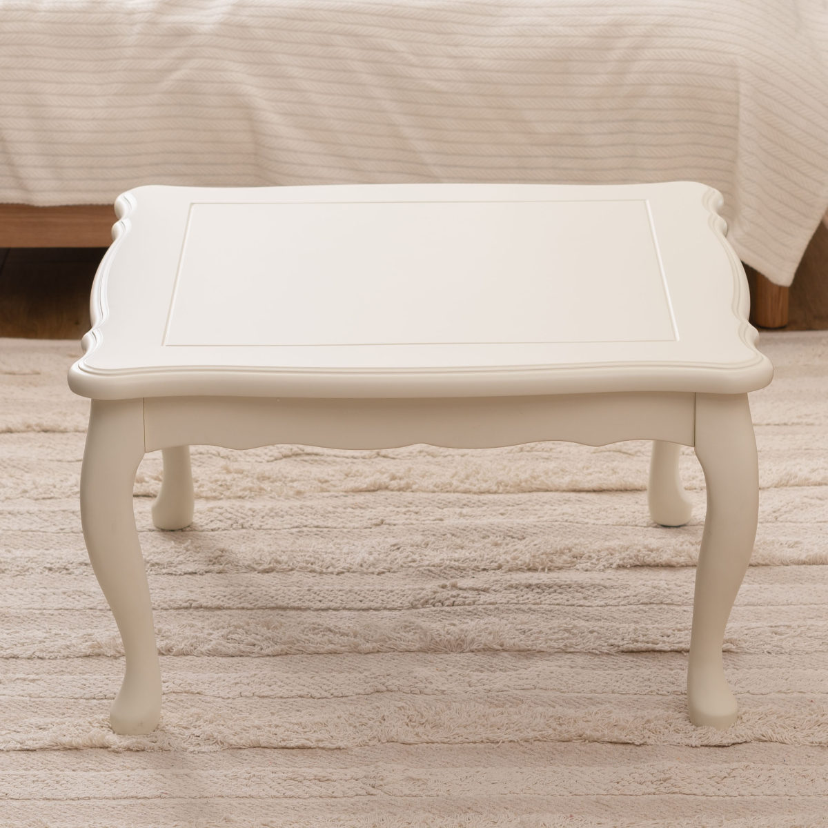 こたつ 猫脚 長方形テーブル 姫系 姫家具 アンティーク風 ねこ脚 猫足