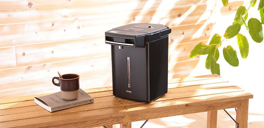 タイガー魔法瓶 電気ポット 蒸気レスVE電気まほうびん ブラック 2.2L