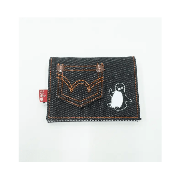 Suicaのペンギン】Suicaのペンギン カードケース EDWIN（ブラック