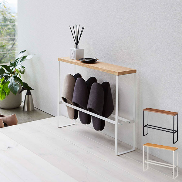 天板付きスリッパラック タワー 5152 5153（ﾎﾜｲﾄ）