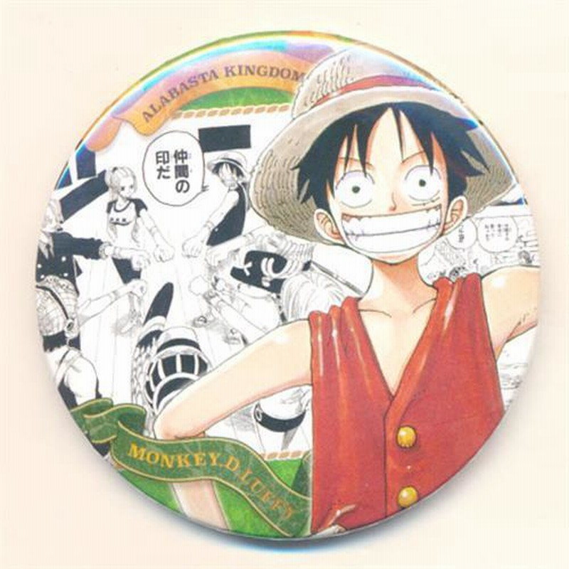 ミートザワンピース オールフェイス 缶バッチ ルフィ ワンピース