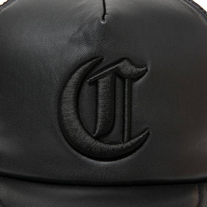 COOTIE PRODUCTIONS FAUX LEATHER 5 PANEL MESH CAP | LOCKSTOCK/STLIKE