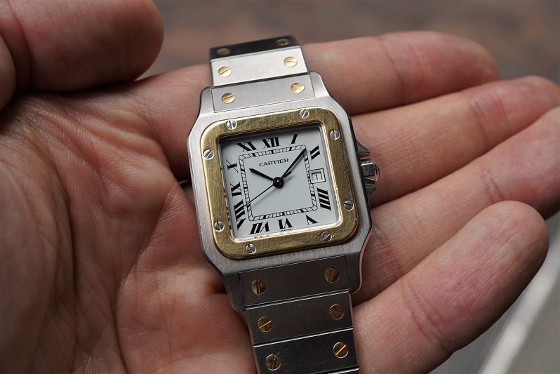1980's カルティエ サントス・ドゥ・カルティエ LM SS/YG Cal.2671