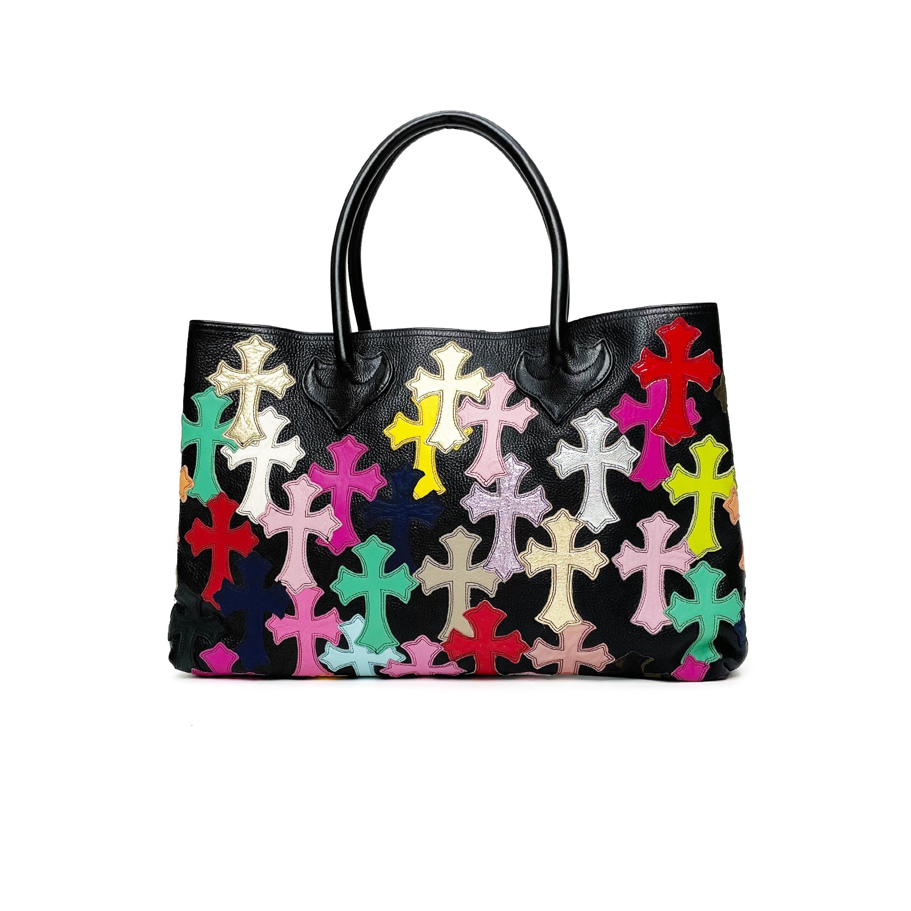 Chrome Hearts Multi Cross Leather Patch Tote Bag - SRM – SHENGLI
