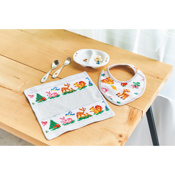 フェイラー ティップトップフォレスト ベビーセットシルバーグレー