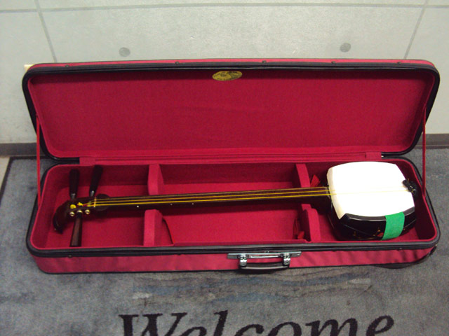 津軽三味線 紅木 太棹 綾杉胴 子持ち綾杉 2本溝 meii3_415ec472-b284