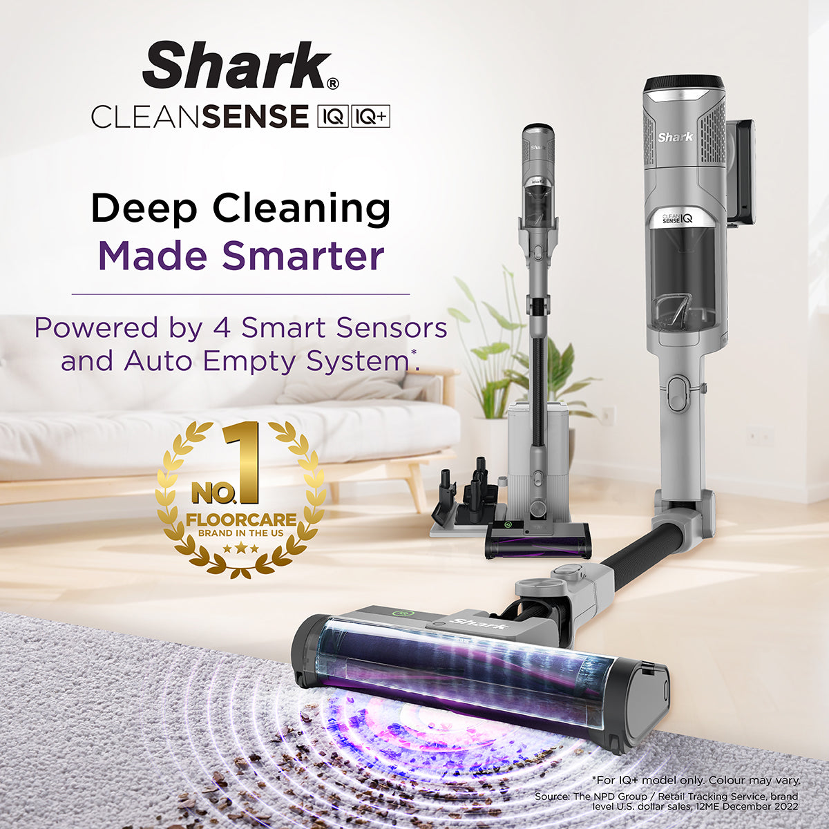 Shark CleanSense IQ+ with Auto-Empty System - IW3241 – SharkNinja