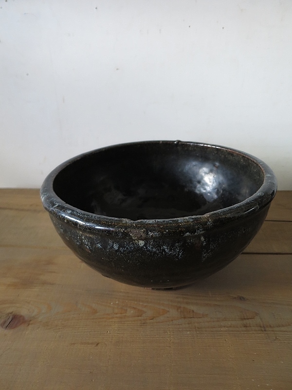 仙台 堤焼き 小壺 ③ 古民具 古雑貨 アンティーク 仙台 堤焼き 小壺 ②