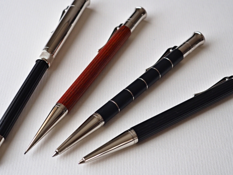 ファーバーカステル 万年筆 クラシック 伯爵 エボニー シルバーコート