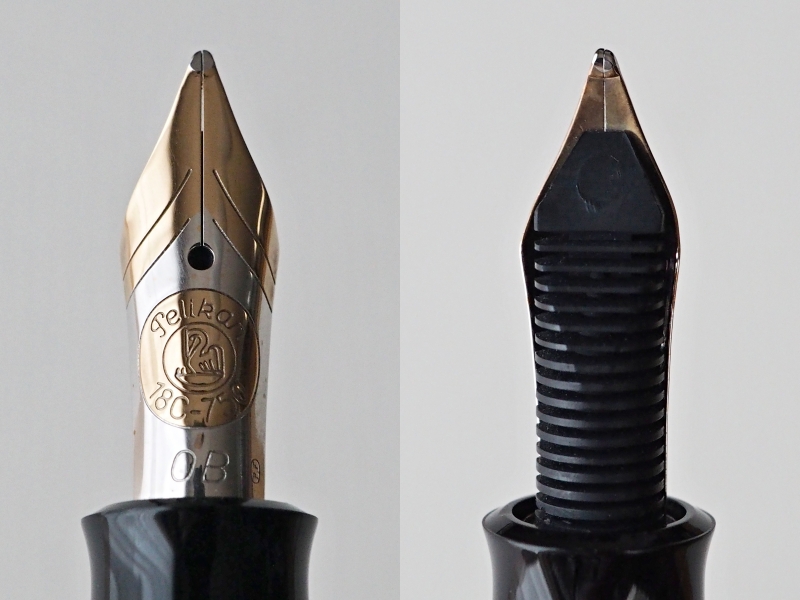 ペリカン スーベレーン万年筆のペン先を交換してOBニブの書き味を