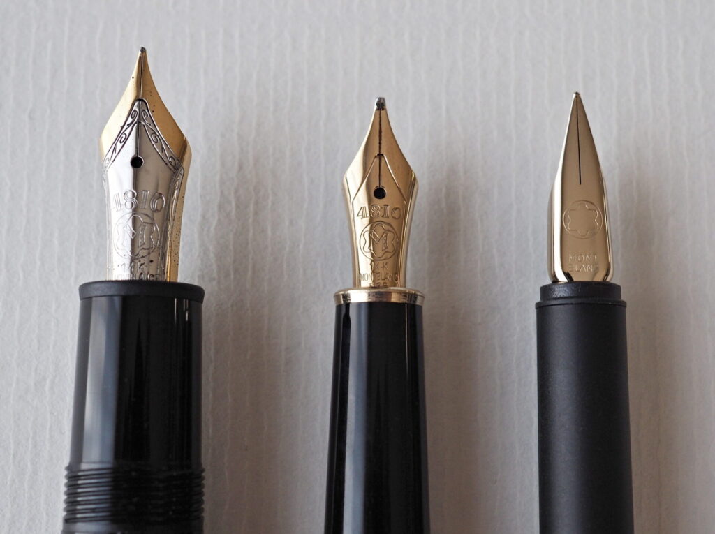 モンブラン スチールペン先 万年筆の書き味はどうなの？という話
