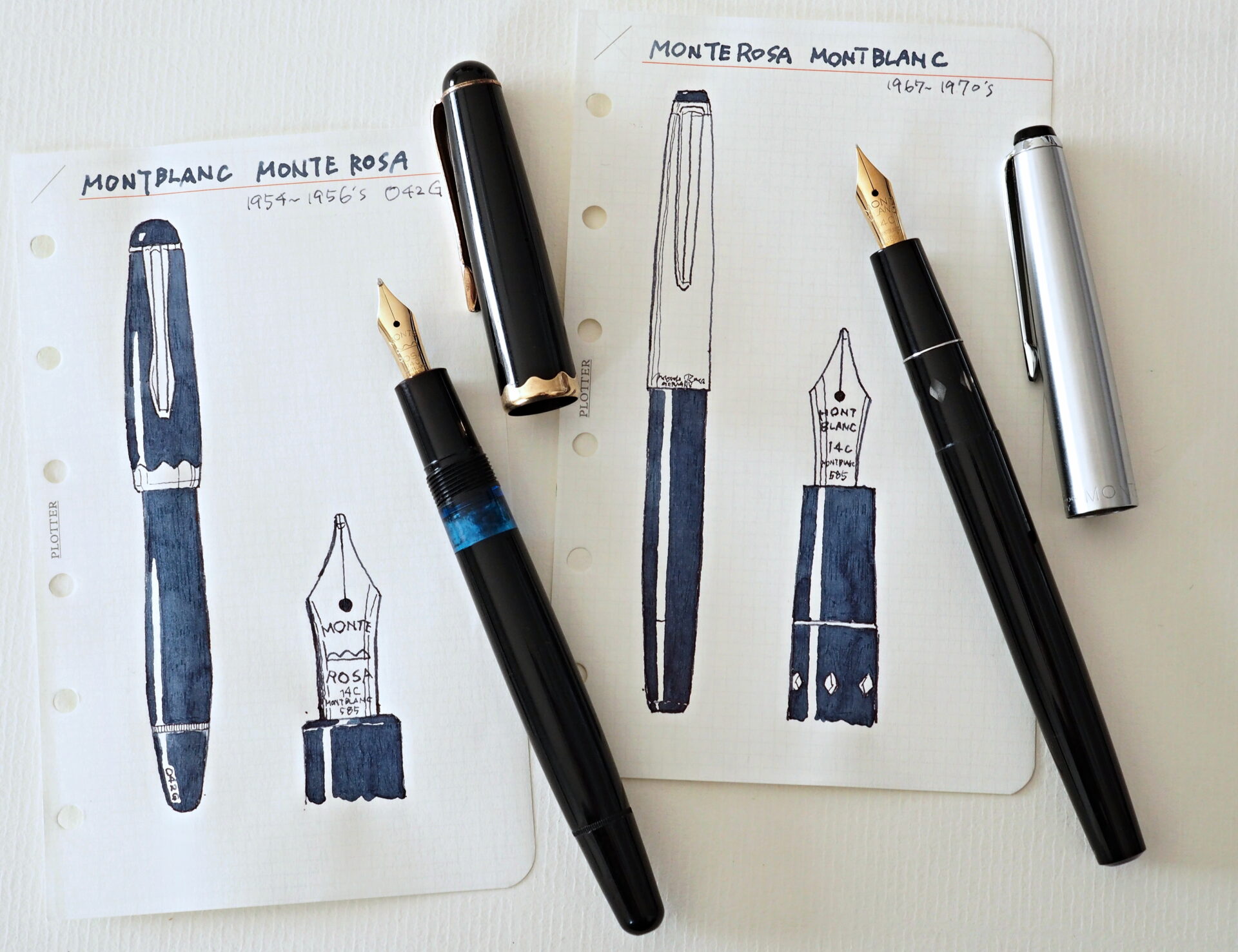 1970年代の後期型「モンブラン モンテローザ」は単なる廉価版ではない