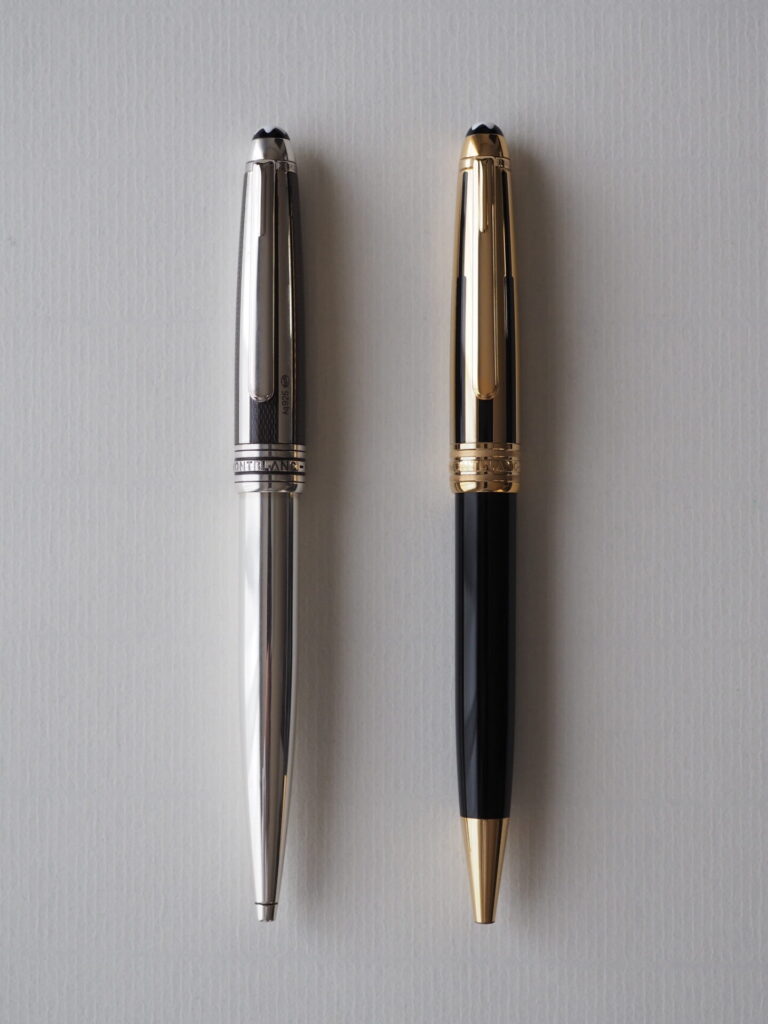 書くことへのモチベを爆上げするモンブランの銀軸ボールペン