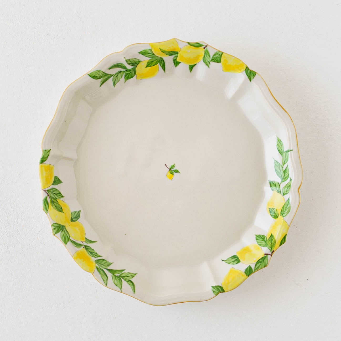 陶芸作家 阿部慎太朗 花形深皿7寸 檸檬｜窯元、作家もののうつわ通販