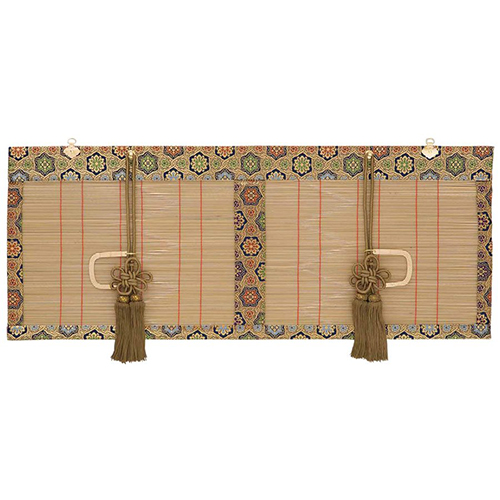 割引❗️御座敷簾 御簾 大小各2枚計4枚組 木箱