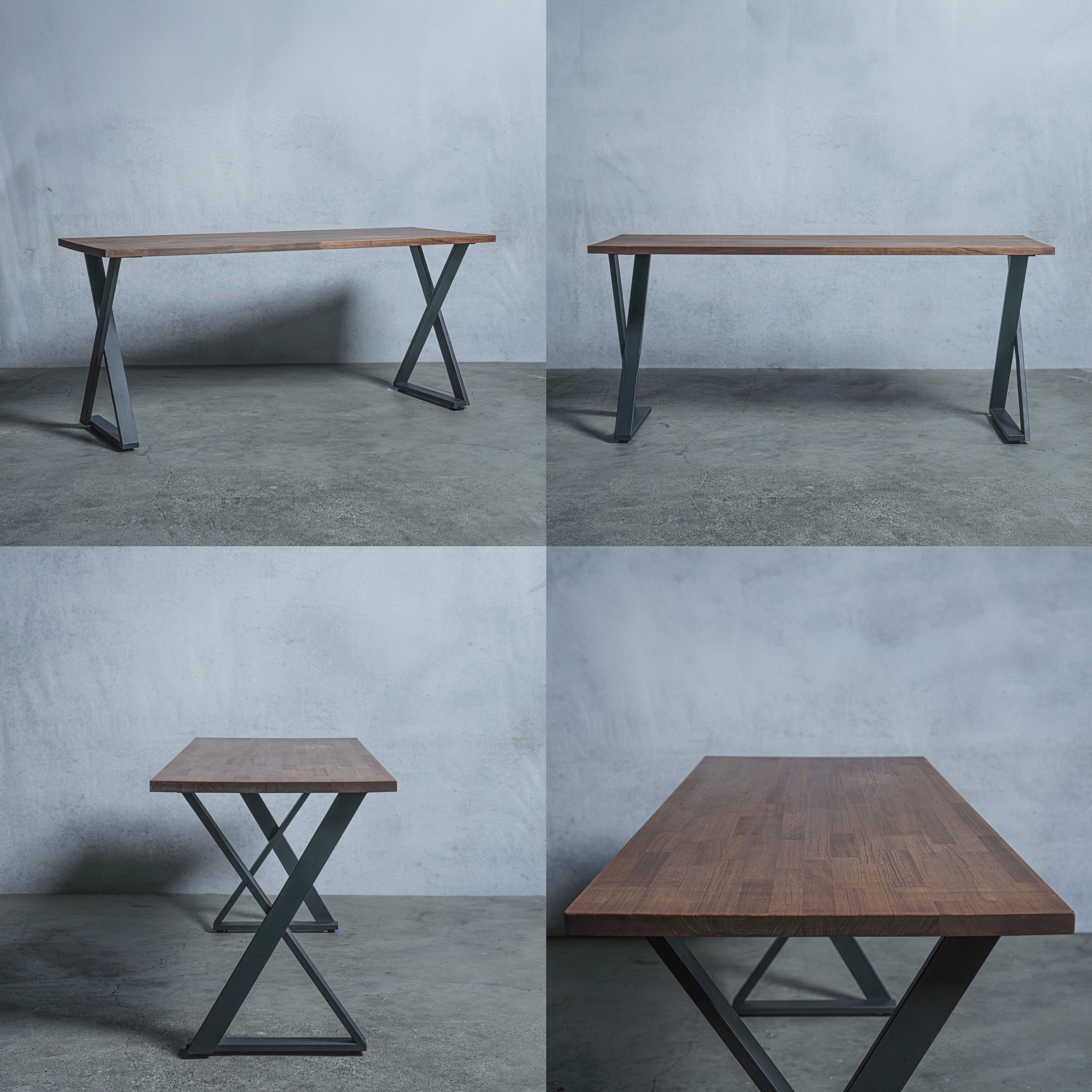 テーブル / デスク パイン材 × アイアン脚 Z型 — 清水材木店