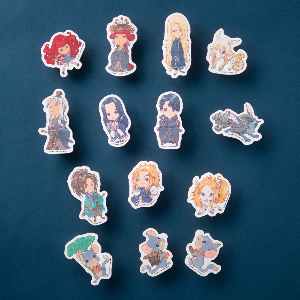 十二国記」ちびキャラダイカットステッカー【二】 – 新潮ショップ