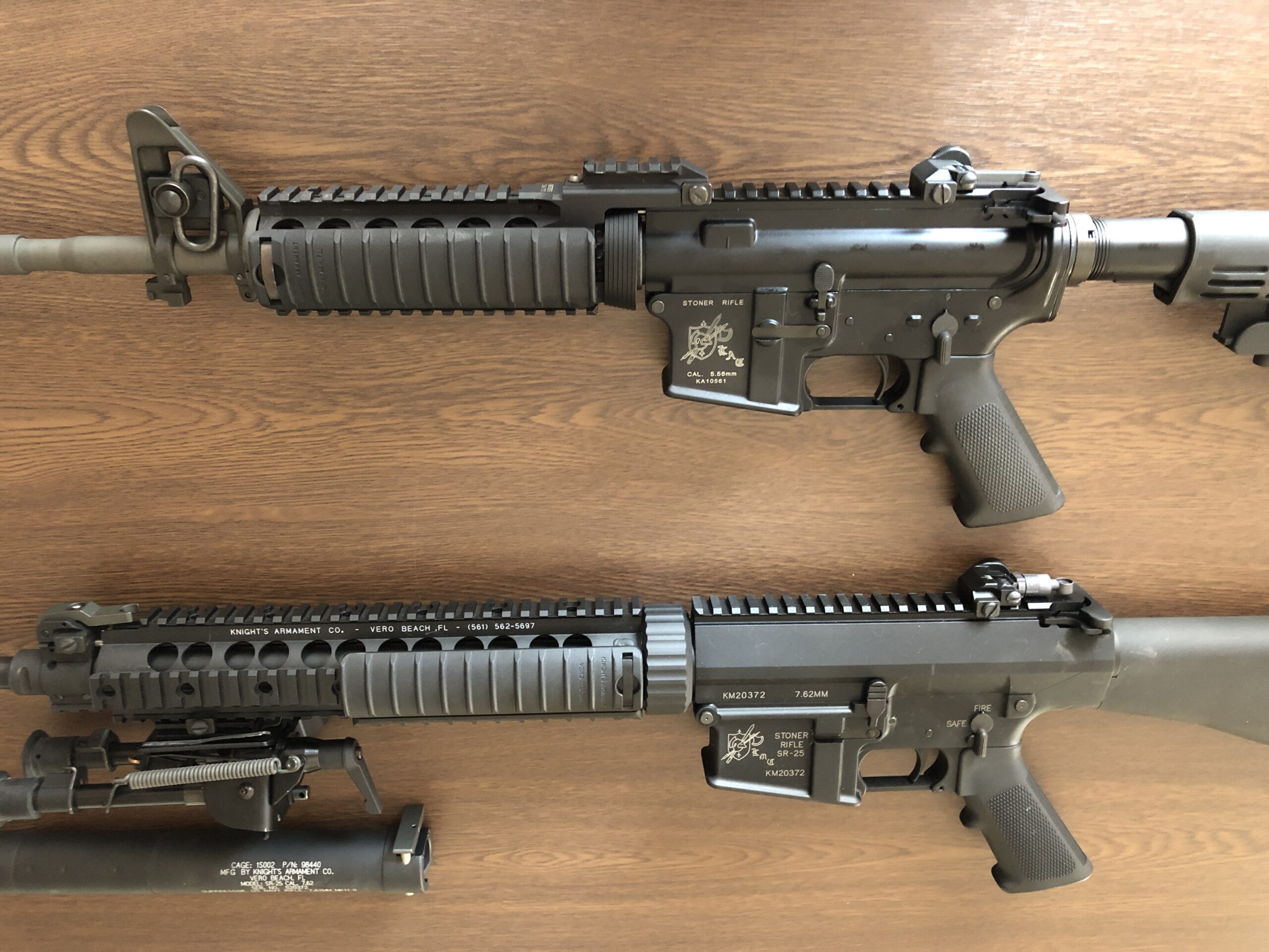 実物 ナイツアーマメント m4a1 ras CYMA KAC RAS2 ハンドガード ナイツ