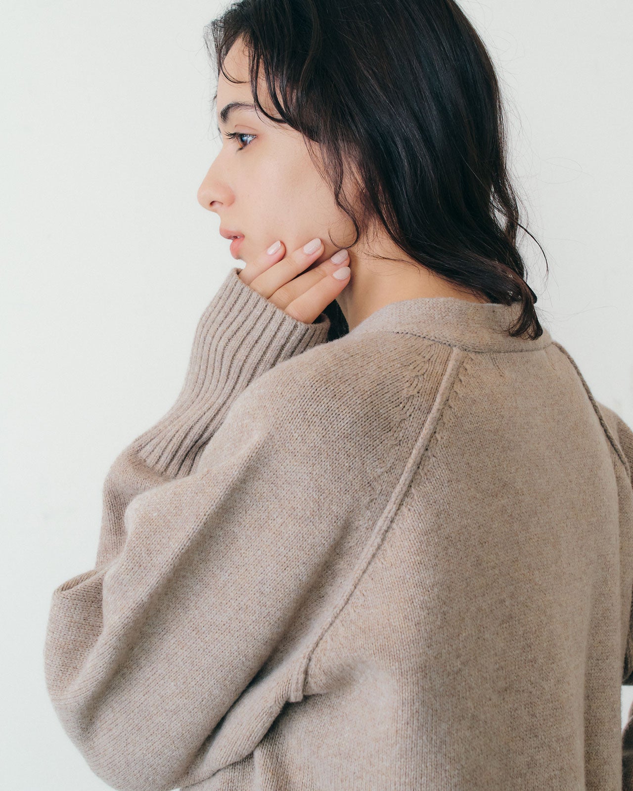 WOOL KNIT ZIP CARDIGAN – Shinzone