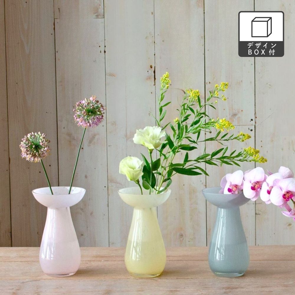 Verrerie Michel ヴェルリーミシェル 硝子の花瓶 フラワーベース