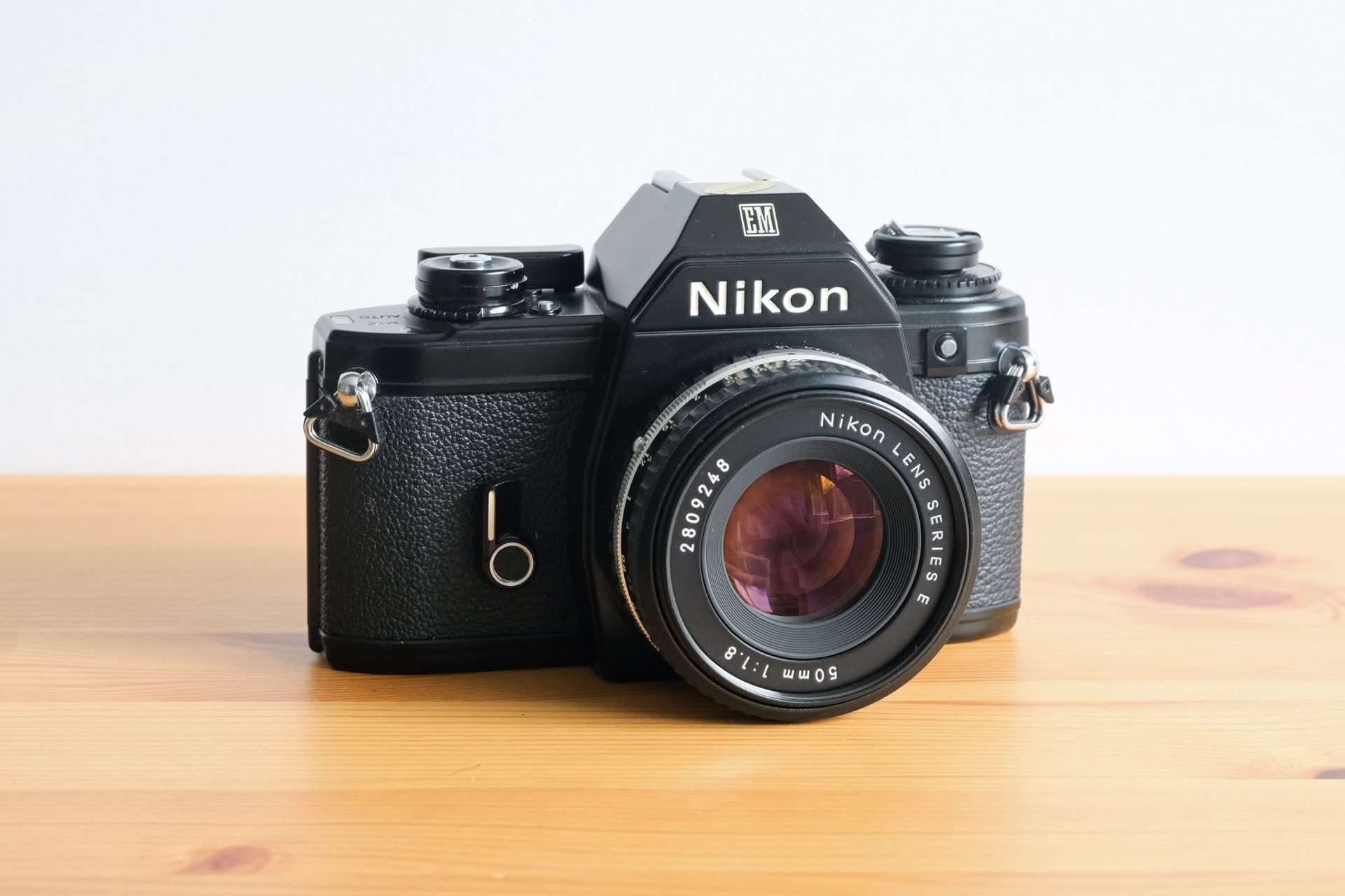 Nikon EM Film Camera & 50mm f/1.8 Pancake Lens - Buy Online at