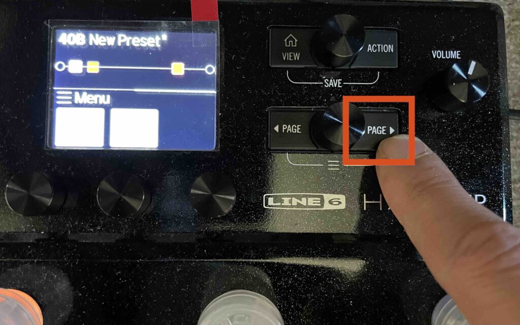 ギター line6 hx stomp + Melo audio EXP-001 HX STOMPで使える