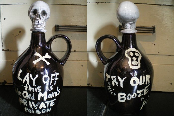 50s ビンテージ 海賊 スカル 髑髏 パイレーツ デカンタ デキャンタ