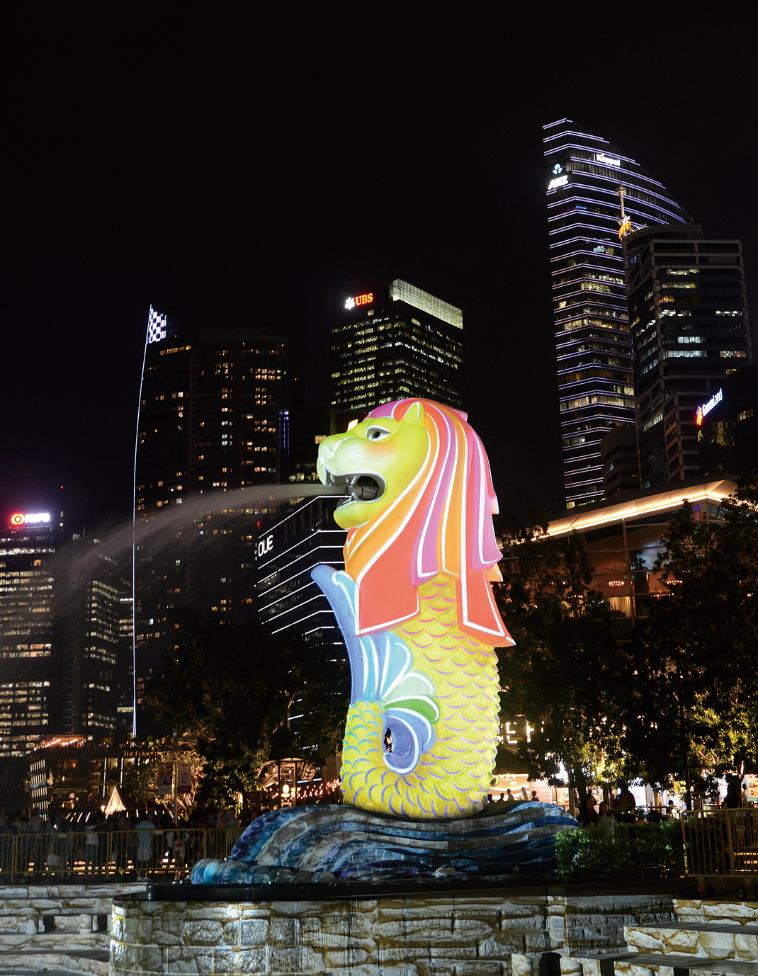 フォーミュラ1 シンガポールGP」開催期間限定 マーライオン