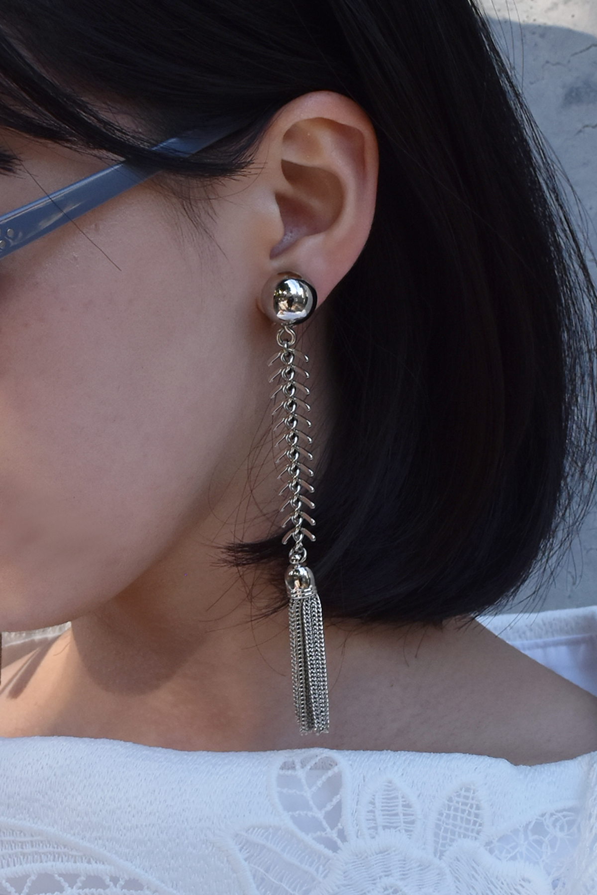 ◇セール対象◇【TOGA TOO】Fish bone earrings / SILVER | Sister