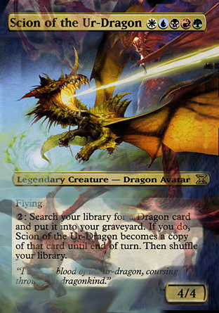 mtg マジックザギャザリング edh 始祖ドラゴン