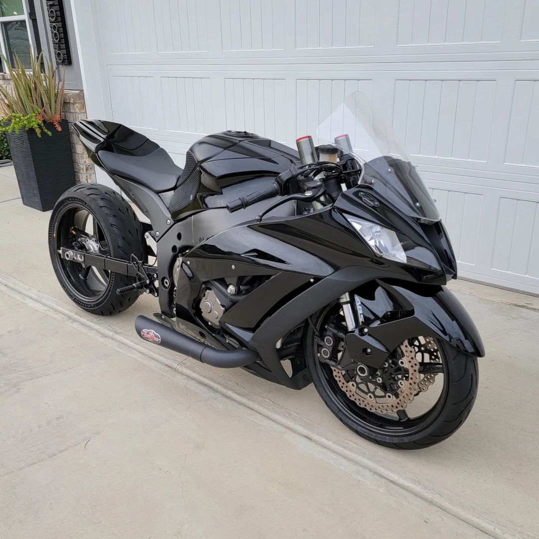 Kawasaki ZX10R 2011-2020 Black Slash Sidewinder Race Exhaust by