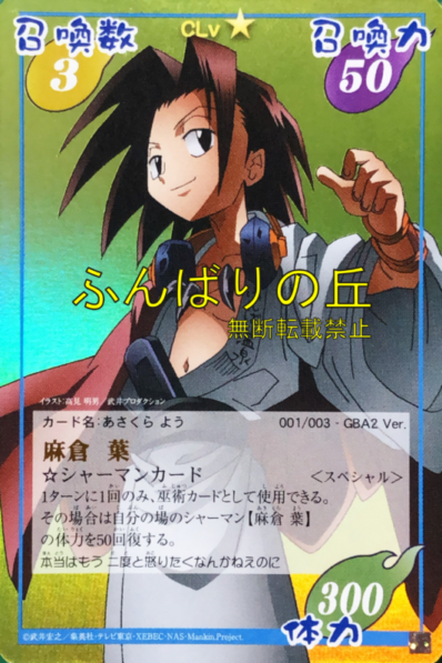 道蓮 /ホロホロ 超・占事略決 シャーマンキング 道蓮 /ホロホロ超・占