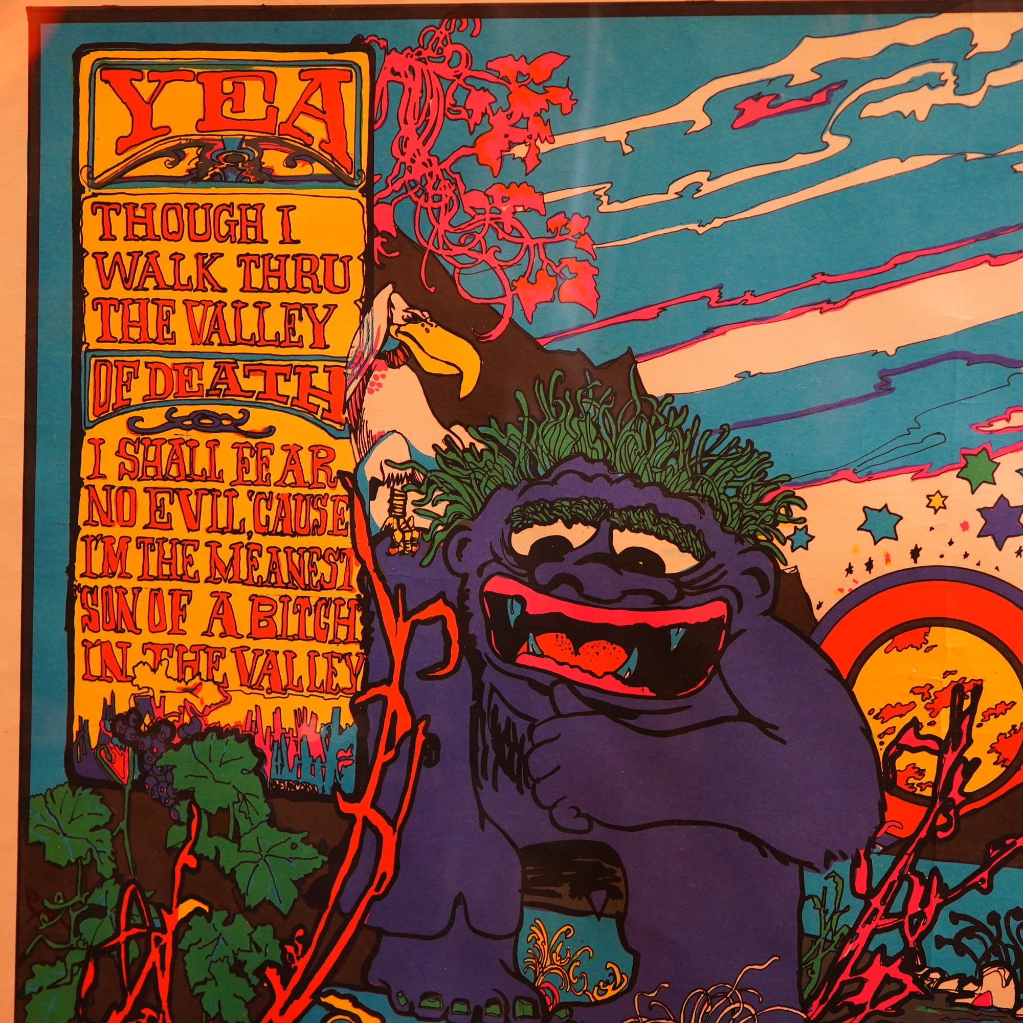 70s ブラックライトポスター ポパイ オリーブ希少 ポパイ オリーブ 70s