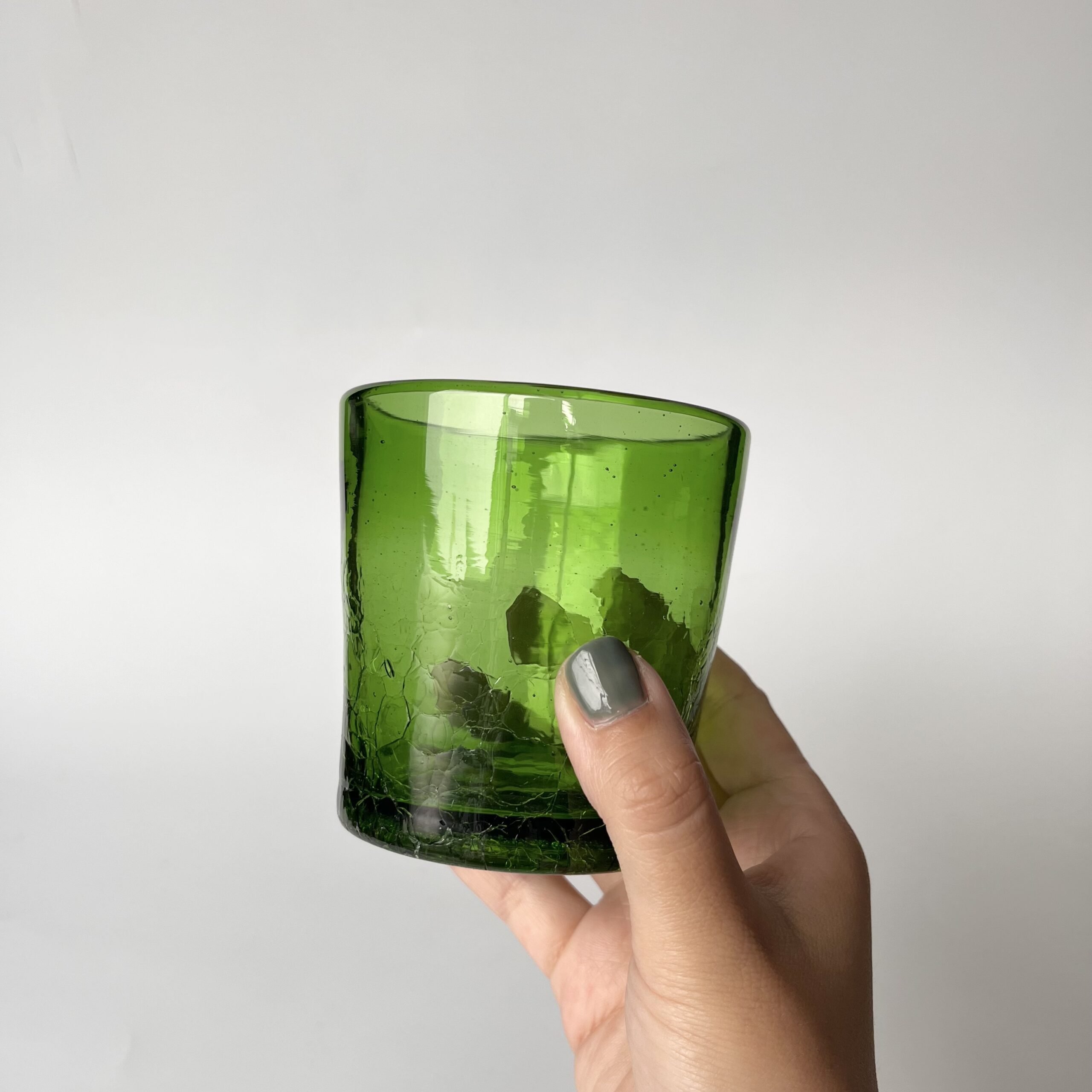 奥原硝子製造所 3半広口グラス ヒビ - SONNE（ゾンネ）