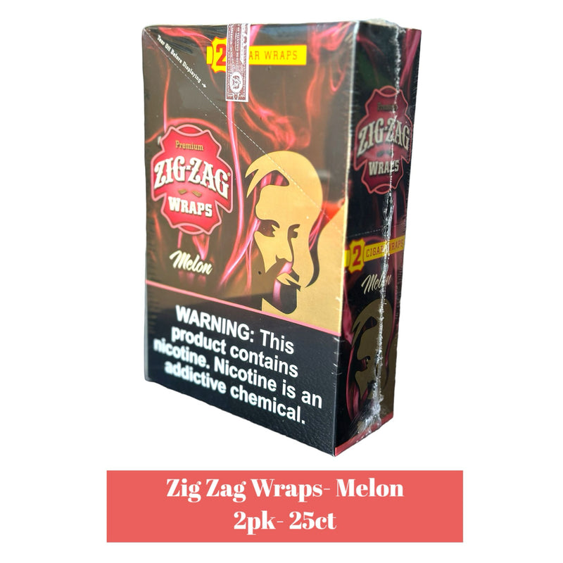 Zig Zag Wraps 2pk- 25ct | SoCAL Distro LLC
