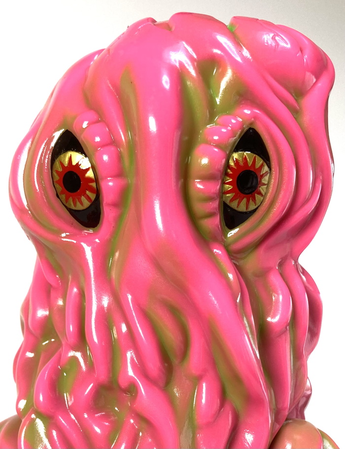 希少□ マルサン ヘドラ ソフビ ピンク 日本製 希少□ マルサン ヘドラ