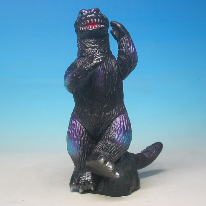 ベアモデル オール怪獣コレクション 初代ゴジラ 緑成型/青銀塗装 電車