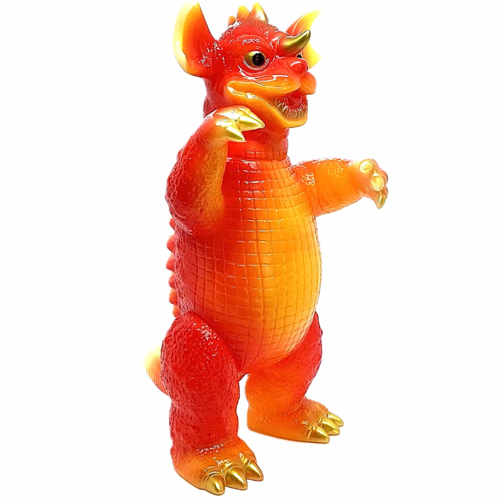 バンダイ 東宝怪獣シリーズ ブルマァク バラゴン オレンジ成型 美品