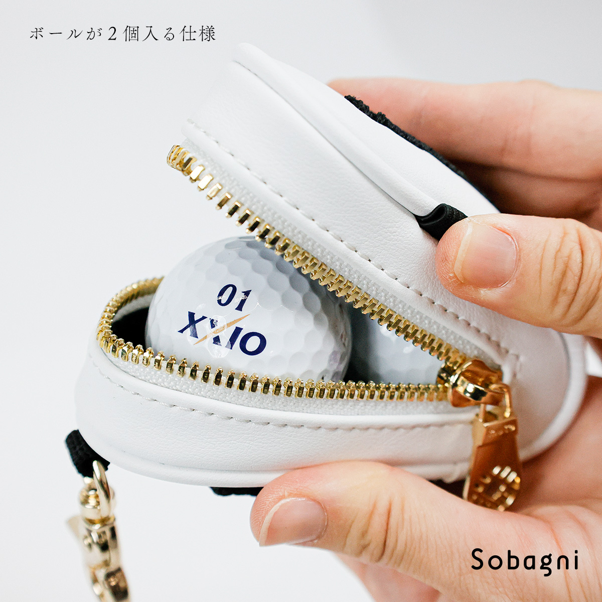 muta marine ムータ エシカル合皮ゴルフボールケース