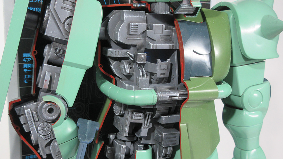 メカニックモデル ガンダム 1/72スケール量産型ザク1/60スケール セット