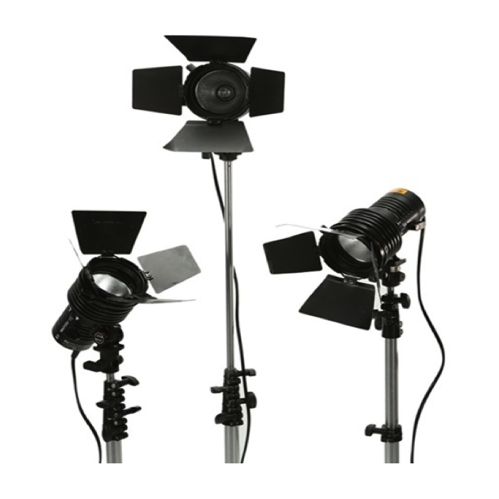 Sachtler 3 Head Reporter Lighting Kit 300W - Soho Broadcast