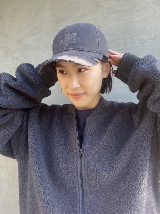 DISTRESSED NOTCH CAP -FADED GRAY-【 FIFTH GENERAL STORE