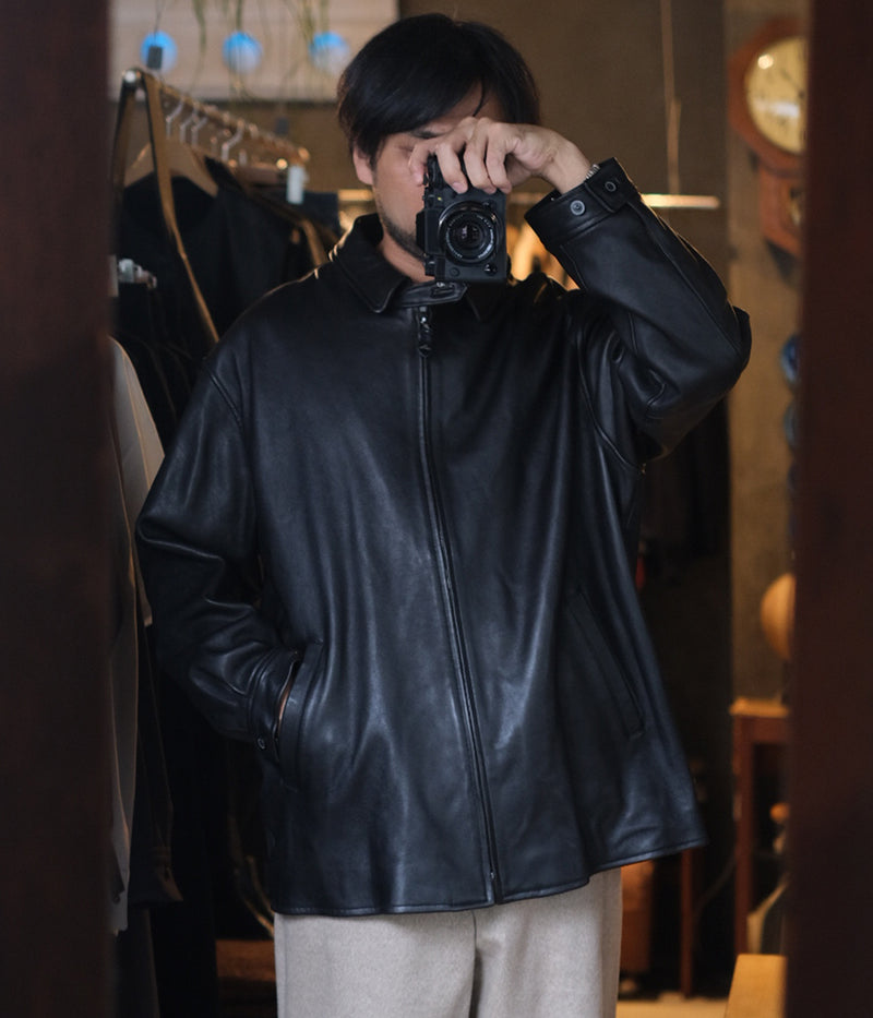 24AW】HERILL(ヘリル)/ Lamb leather Jacket 2