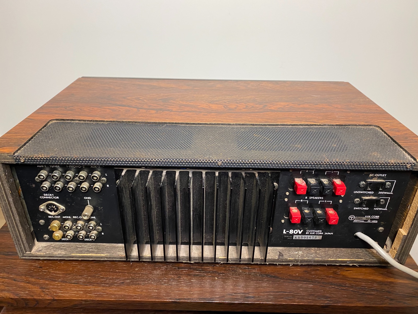 LUXMAN L-80V プリメインアンプ 音響機材 オーディオ 中古 訳有 Y9459719