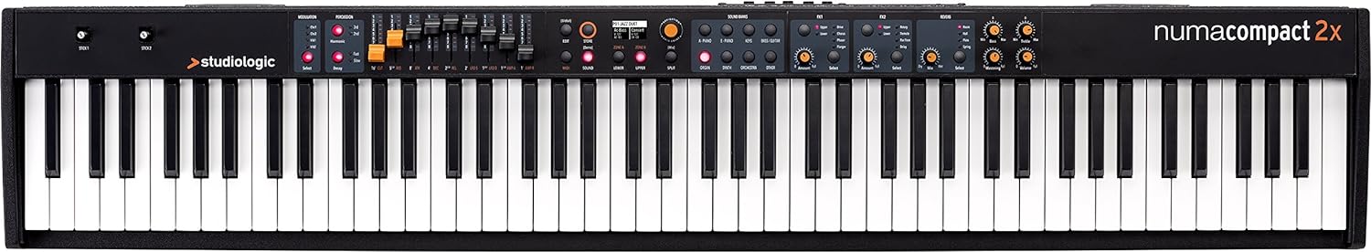 Studiologic Numa Compact 2X 88 Key, Semi Weighted Keyboard – Sound
