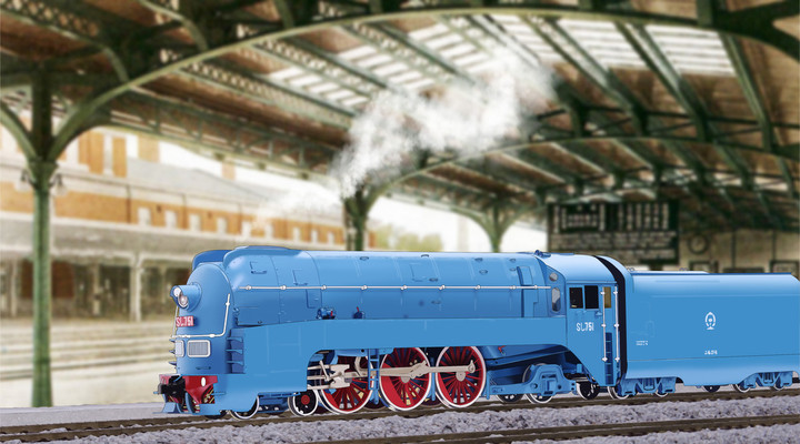 特別急行列車機関車バシナ「あじあ」用設計図稀流出