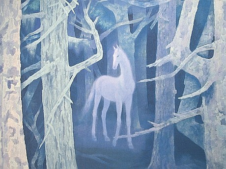 東山魁夷 「冬の旅」 展にて: 信州・浅間山麓から